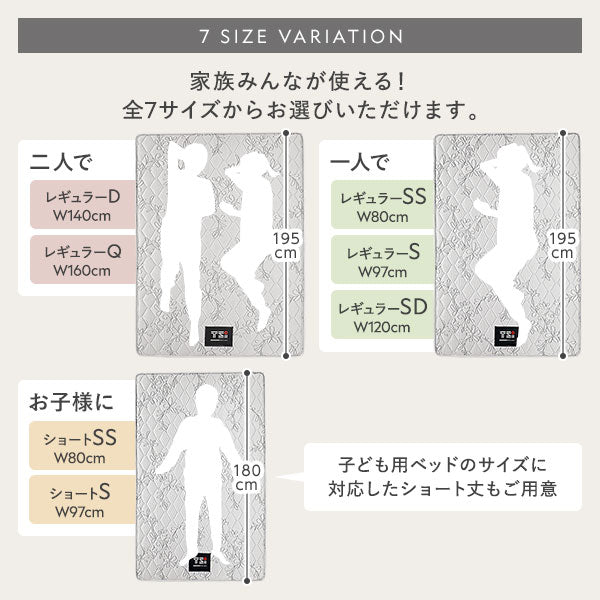 東京スプリング 抗菌・防臭 ポケットコイルマットレス（エクセレント