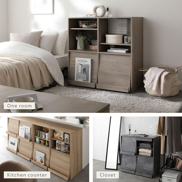 One room/Kitchen counter/Closet