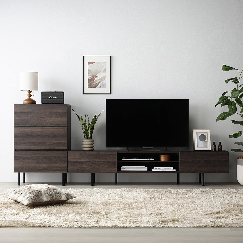 テレビ台・テレビボード（幅：180～189cm/ブラウン） – RASIK（ラシク