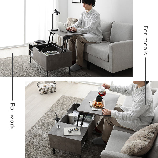 昇降式ローテーブル 『ELIFT エリフト』/ソファに座ったまま昇降できる
