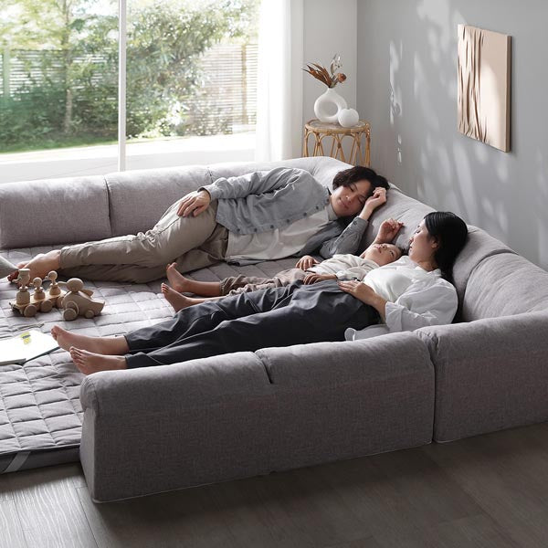 くつろぎフロアソファ 『ROLIG ローリグ』 大サイズ/フルカバーリング