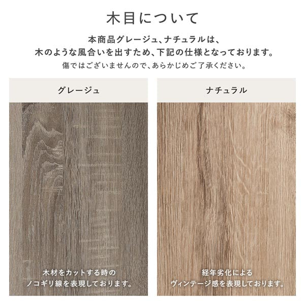 木目について