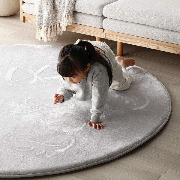 もっちり30mm厚 オールシーズン防音ラグ 『Molla モッラ』/防音性に