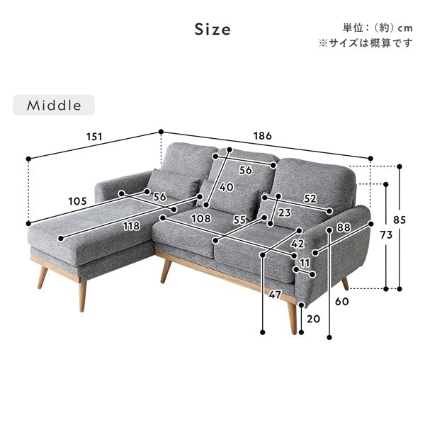 サイズ（ミドルサイズ）