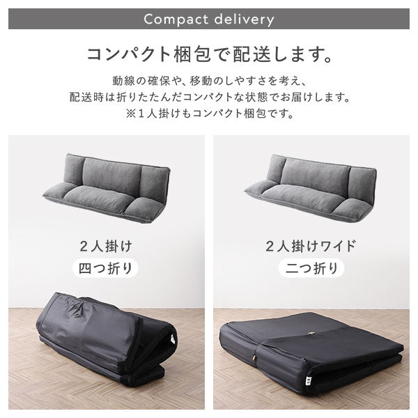 コンパクト梱包で配送します。