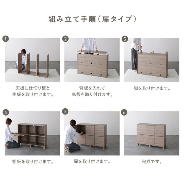 組み立て手順(扉タイプ)