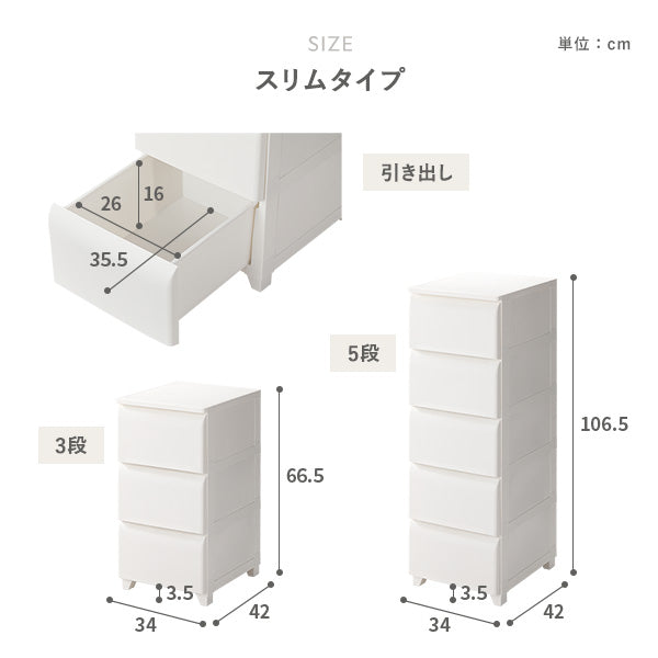 サイズ／スリムタイプ