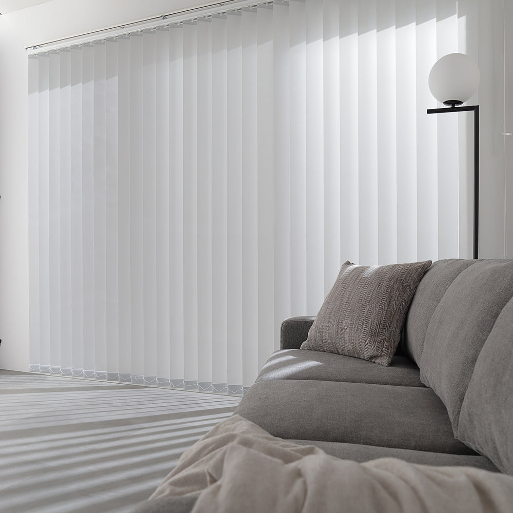 日本製 バーチカルブラインド 片開き カーテンレール対応可/左右の操作