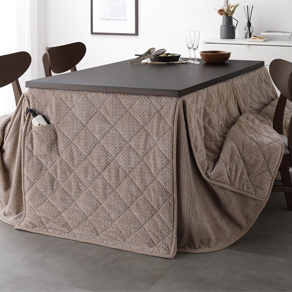 こたつ掛け布団単品 約275×220cm グレージュ