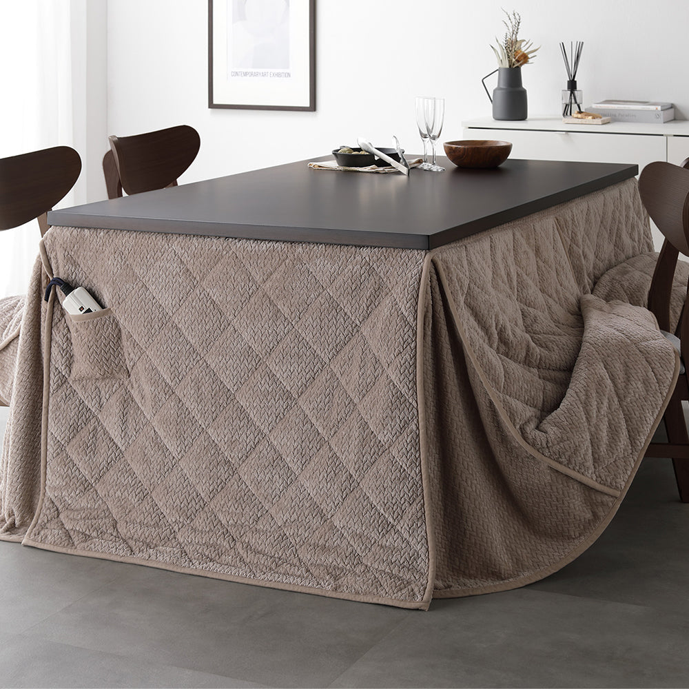 こたつ掛け布団単品 約290×230cm グレージュ