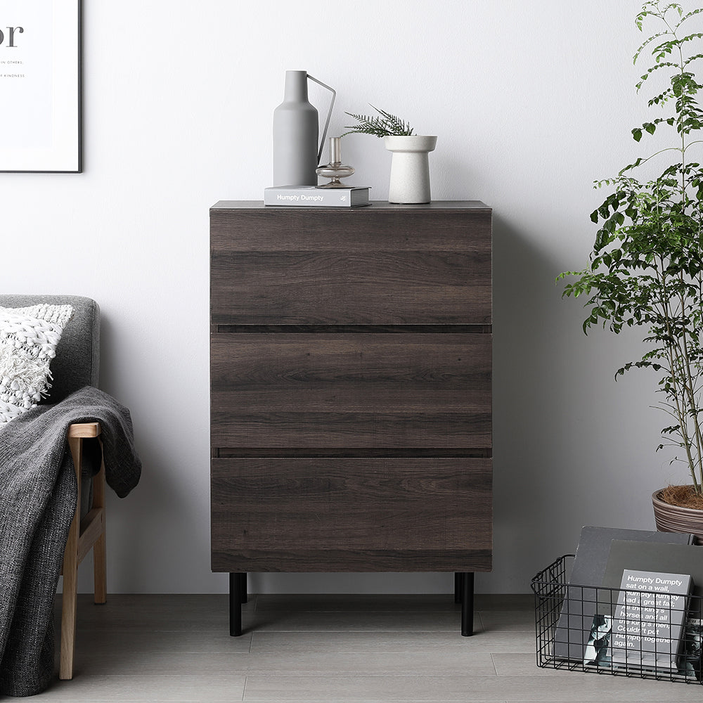 タンス　チェスト　ブラウン チェスト タンス 脚付き シンプル ウォールナット ブラウン おしゃれ