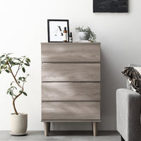 脚付き 木製チェスト 『CITRUS シトラス』 60cm幅 グレージュ