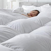 日本製 リッチボリューム 羽毛掛け布団 『Uula ウーラ』 ダウン率70% 羽毛充填量1.2kg～ ホワイト