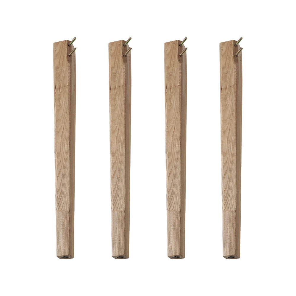 【専用脚単品】 オーバルエクステンションテーブル 『Elden エルデン』 高さ72.5cm ナチュラル