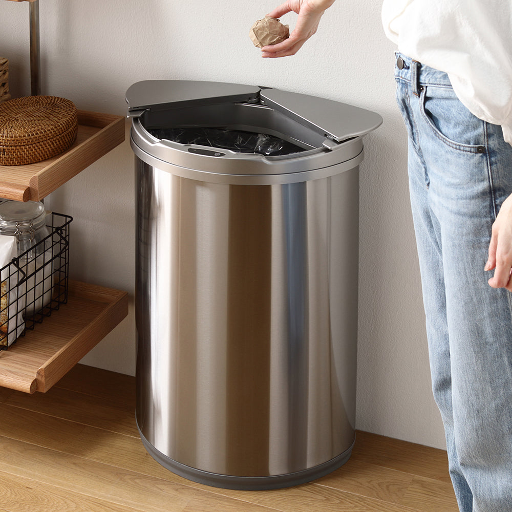 自動開閉ゴミ箱 Amazon｜kuhuuru outdoor 缶型 自動開閉式ゴミ箱 オート開閉