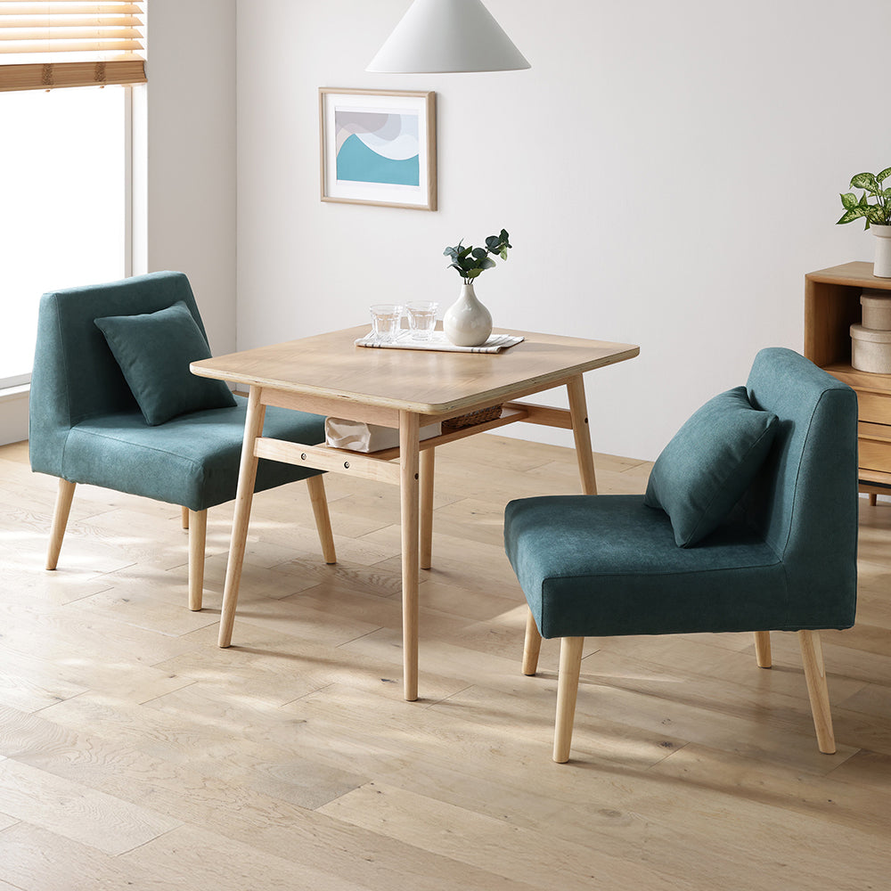 ソファダイニング 3点セット 『Mivo ミヴォ』 シーグリーン