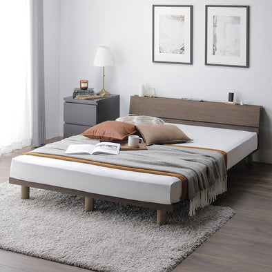 コンセント付きベッド(セミダブルサイズ) | RASIK(ラシク) 家具