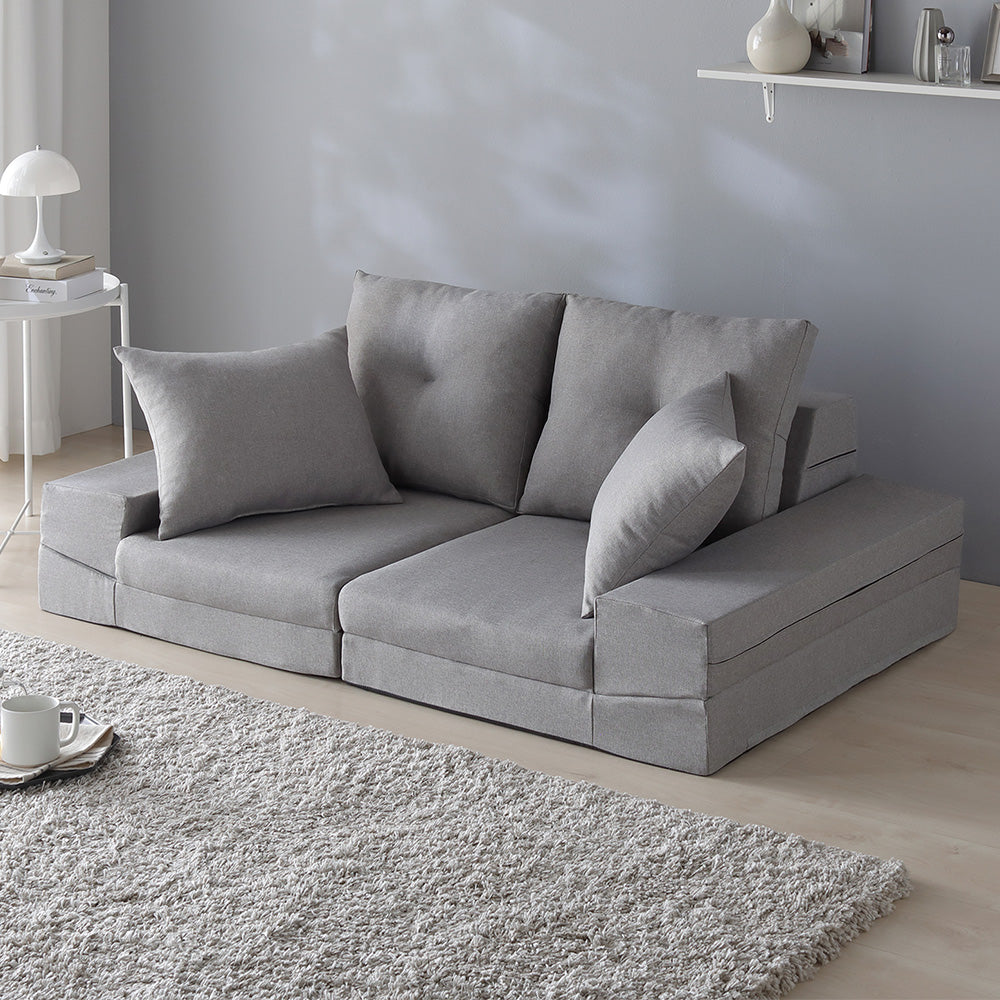 フロアソファ・ローソファ（グレー） – RASIK（ラシク）家具