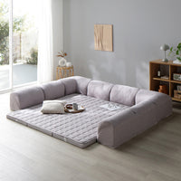 くつろぎフロアソファ 『ROLIG ローリグ』 小サイズ Cタイプ(クッションU型＋I型)