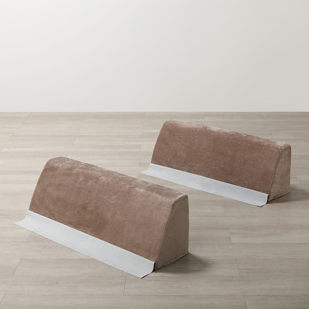 厚さが選べる 極厚 ラグ 『Nolphi ノルフィ』 用 背クッション 単品 I字タイプ フランネル生地 モカブラウン