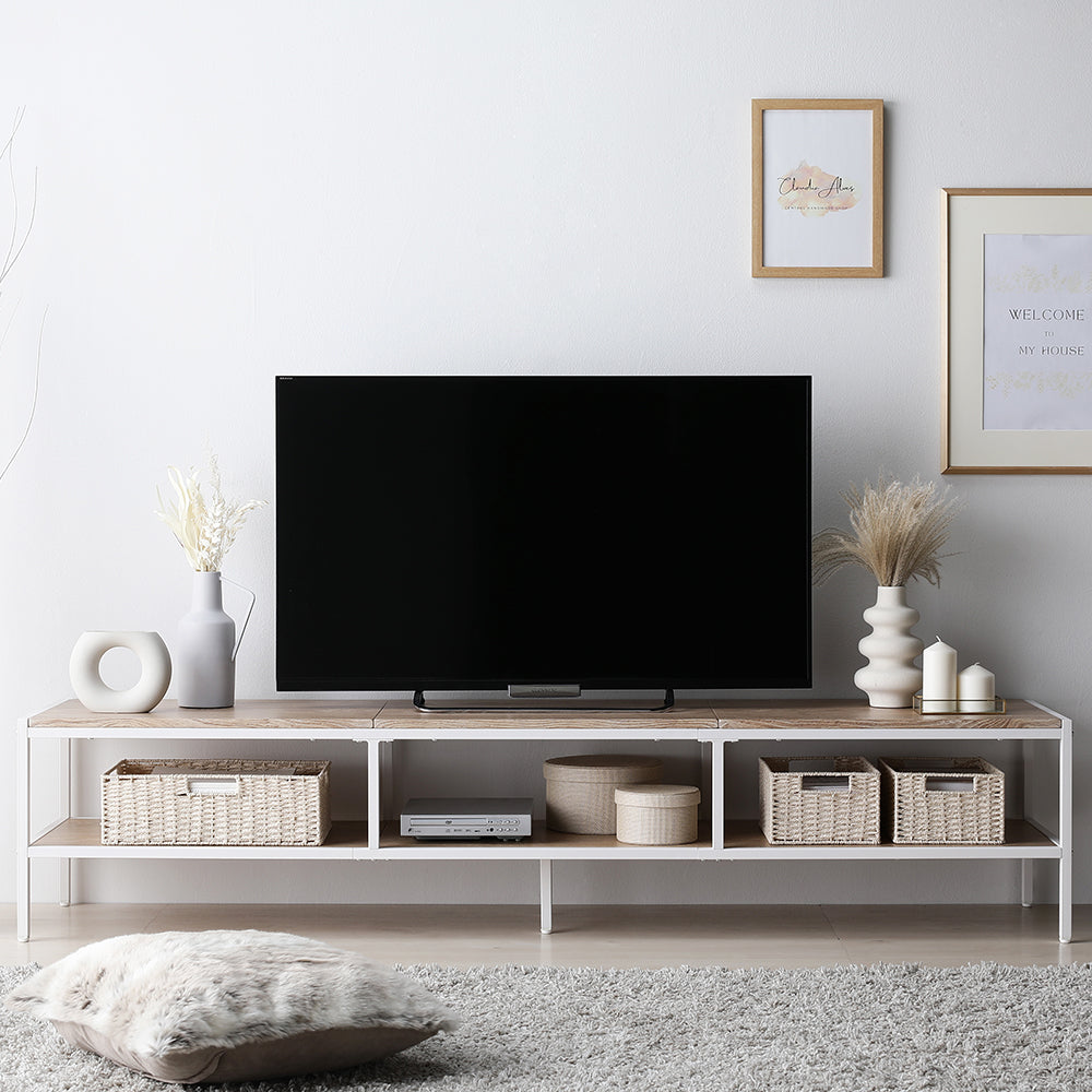 テレビボード単品（幅180cm） 『Rectico レクティコ』/異素材MIXデザインのテレビ台 – RASIK（ラシク）家具・インテリア専門店