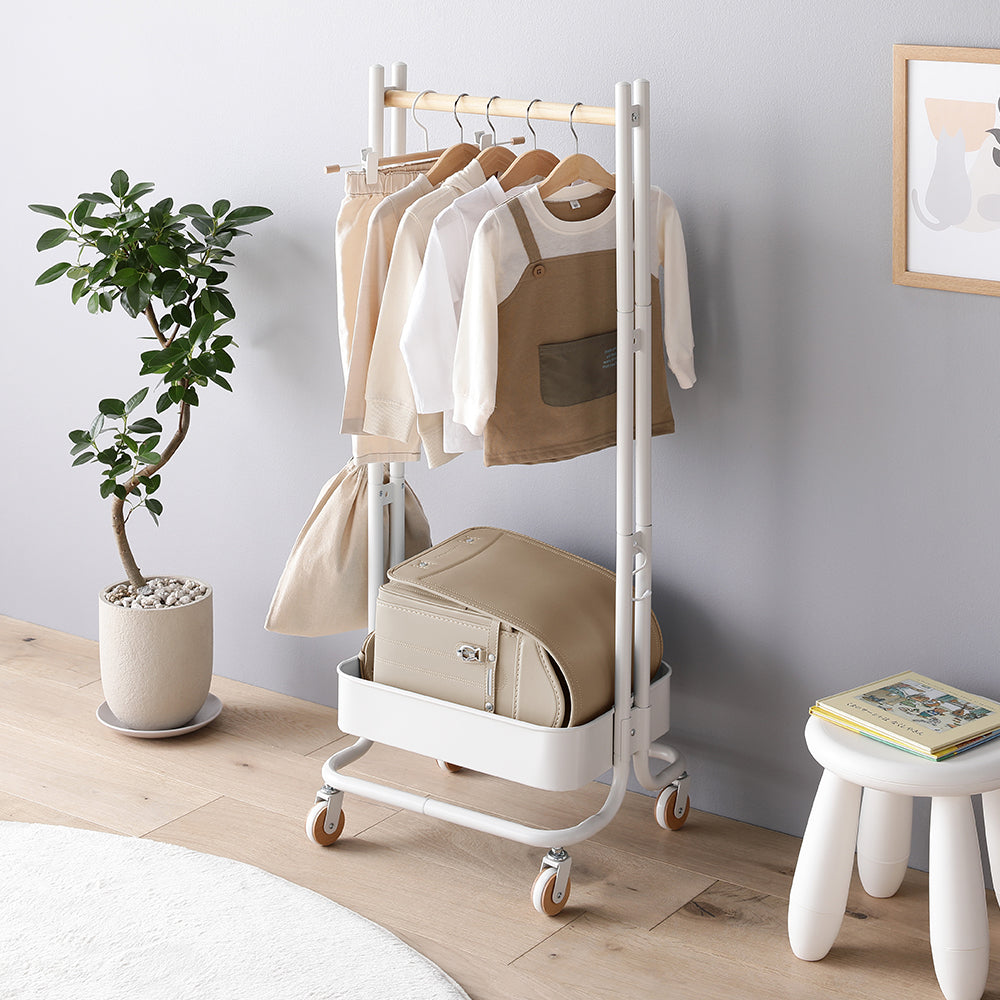 キッズハンガーラック/子ども部屋の収納・お片付け用に。 – RASIK