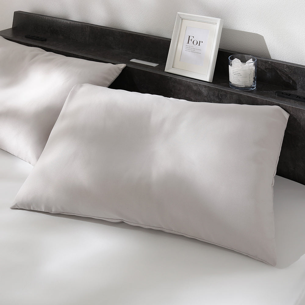 ピーチスキン 枕カバー 単品 『umowell ウモウェル』 グレージュ