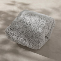 ウレタンクッションソファ 『Cloofy クルーフィ』 カバー単品 もこもこファー生地 グレー