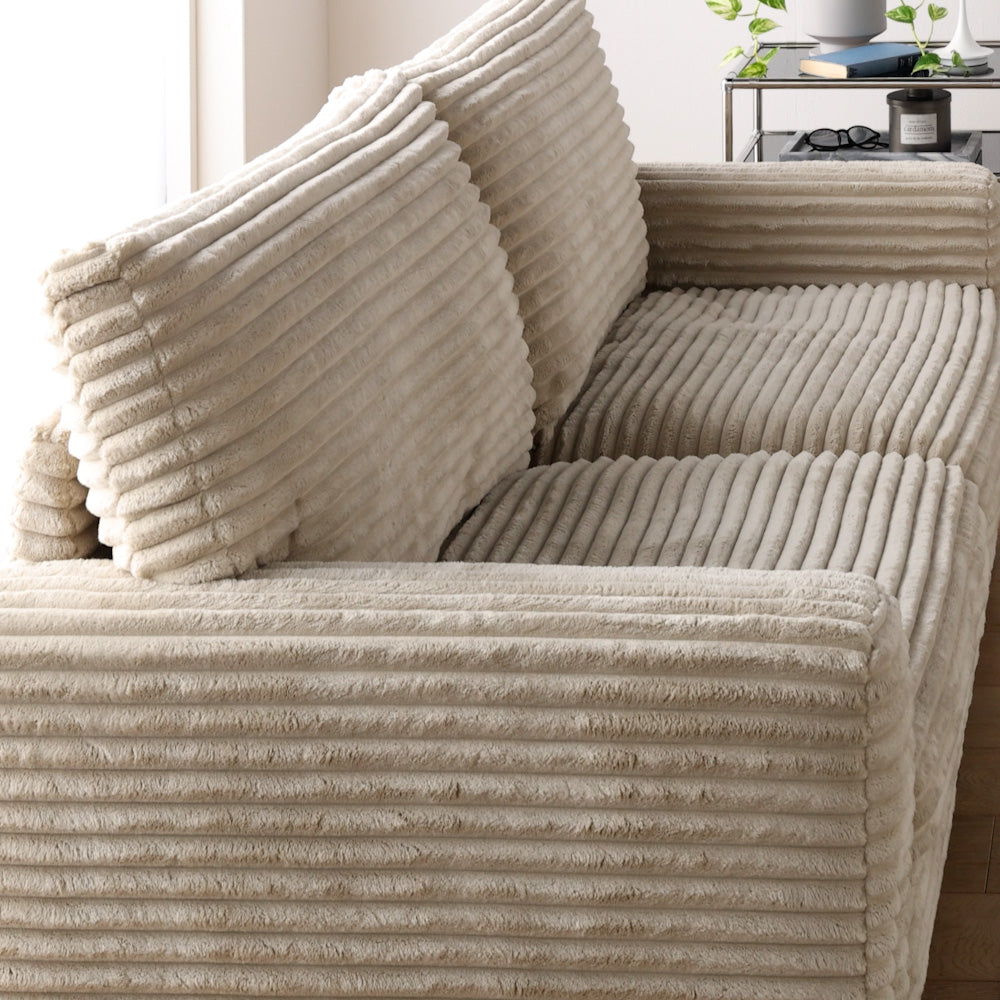Belfa Wide-Wale Corduroy Sofa