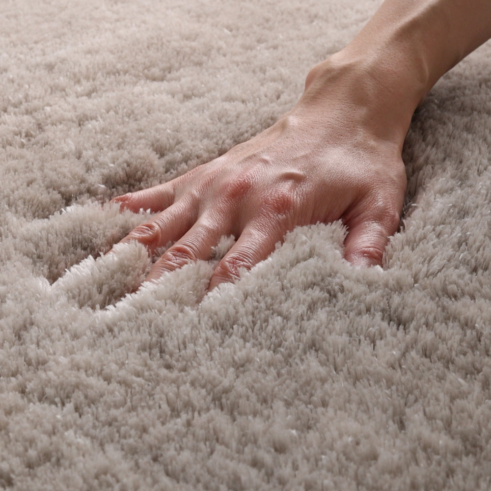 洗えるふんわり濃密シャギーラグ『Suufa スーファ』/丸ごと洗濯可能で