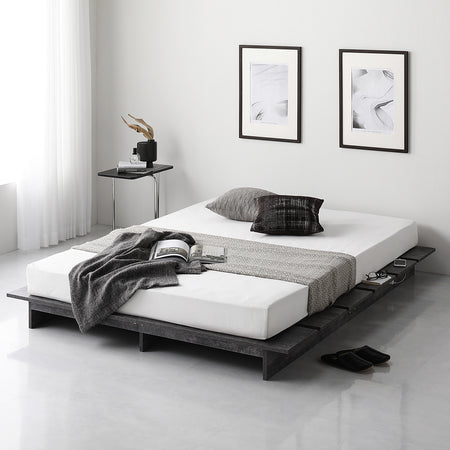 ステージベッド コンセント付き 『TUULIE トゥーリエ』 ストーングレー