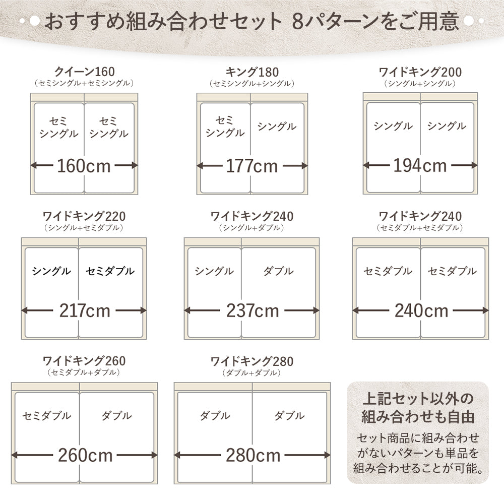 組み合わせセット８パターン