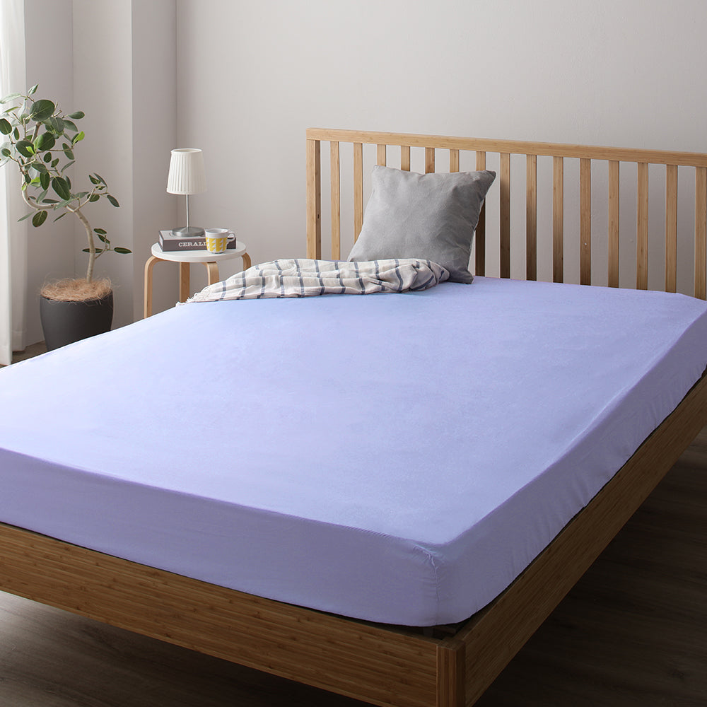 ボックスシーツ・ラベンダーサックス