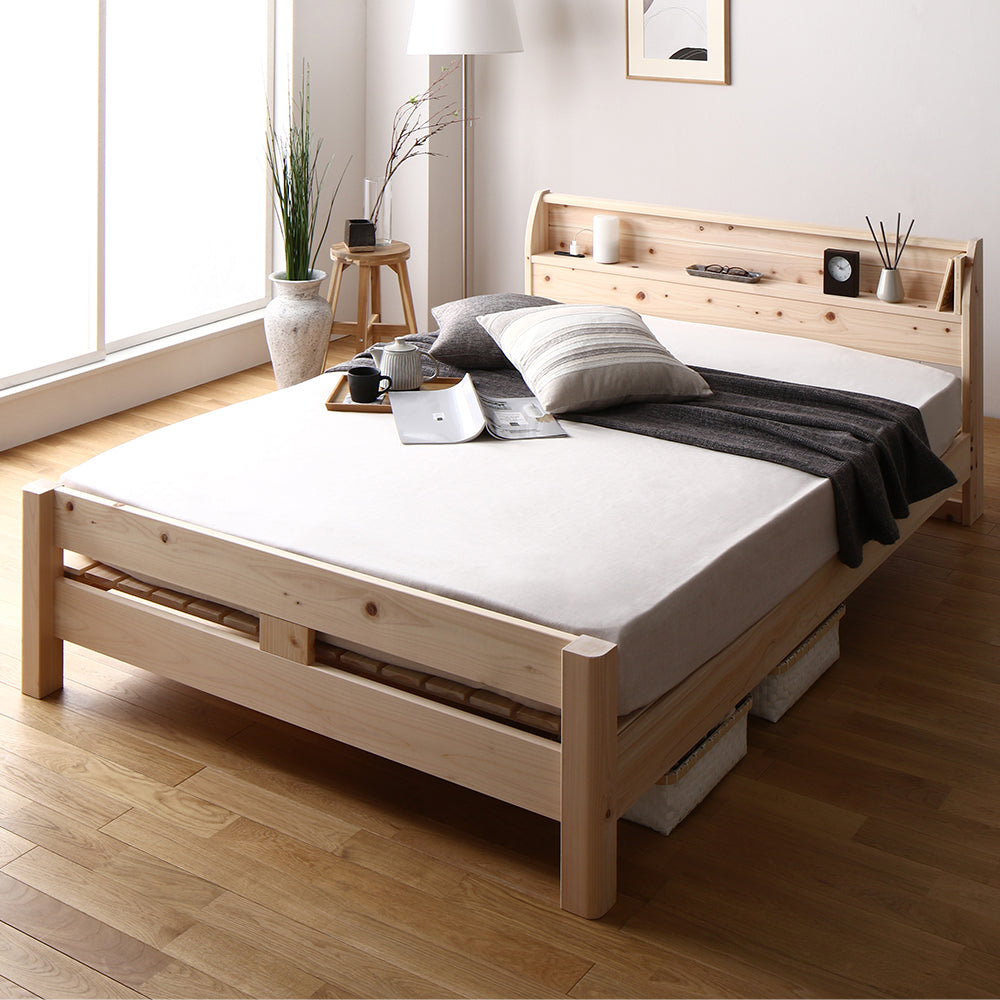 日本製ひのき 頑丈すのこベッド / 国産天然木ひのき使用|RASIK