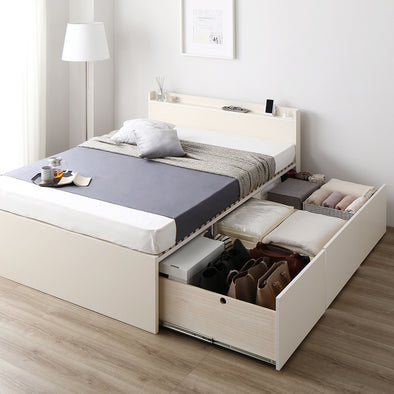 大容量収納ベッド(セミダブルサイズ) | RASIK(ラシク) 家具